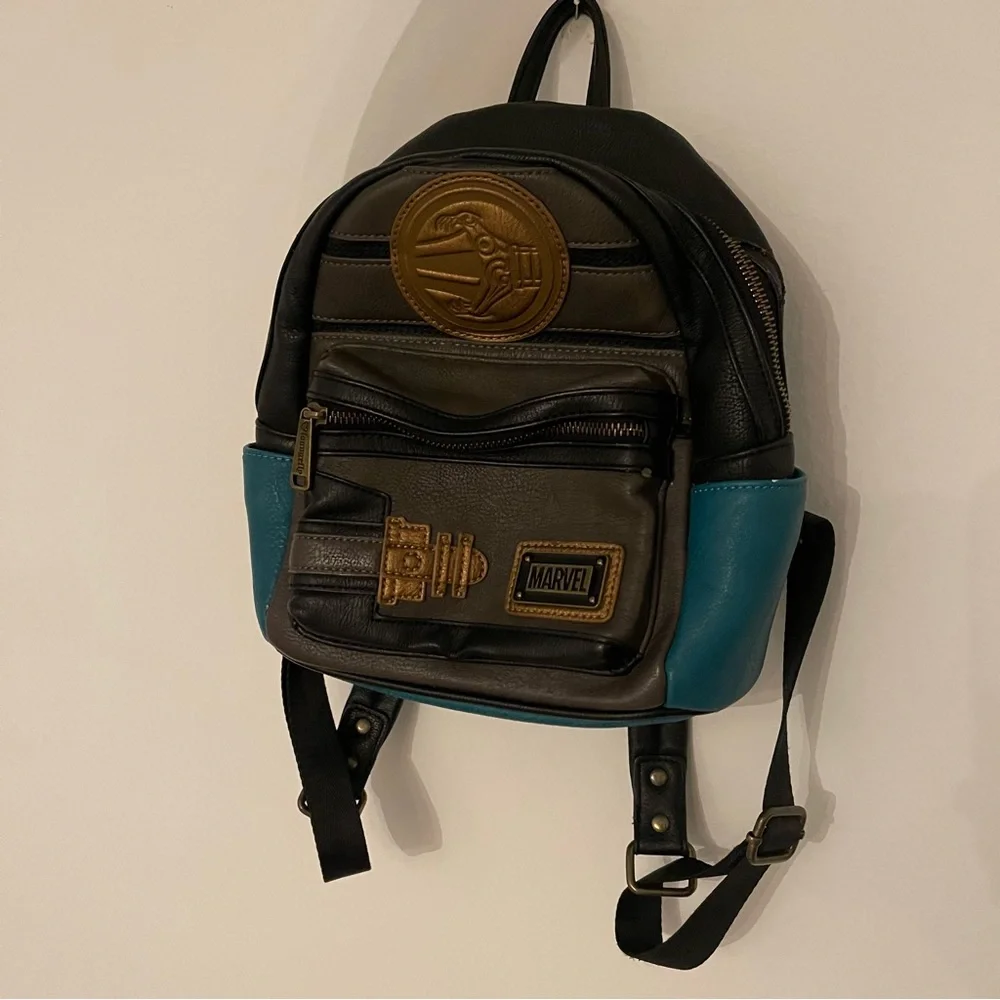 Loungefly Marvel Valkyrie Mini Backpack Thor Ragnarok - Picture 4 of 5